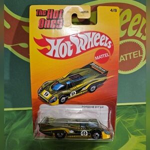 HotWheels Porsche 917 LH Collector Car - Green and Yellow